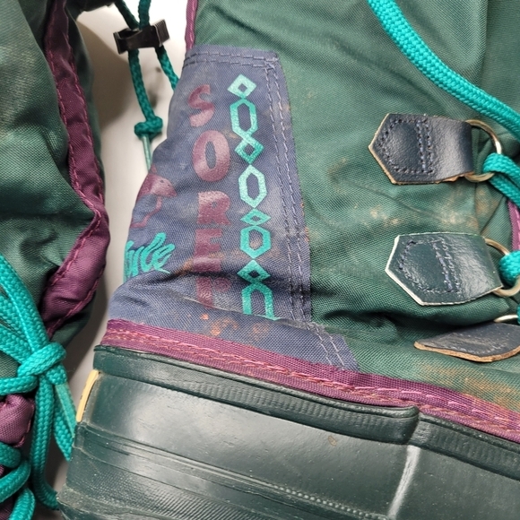 Sorel Boots Vintage Freestyle Lined Waterproof Retro 80s 90s Snow Winter size 6 - Picture 13 of 15